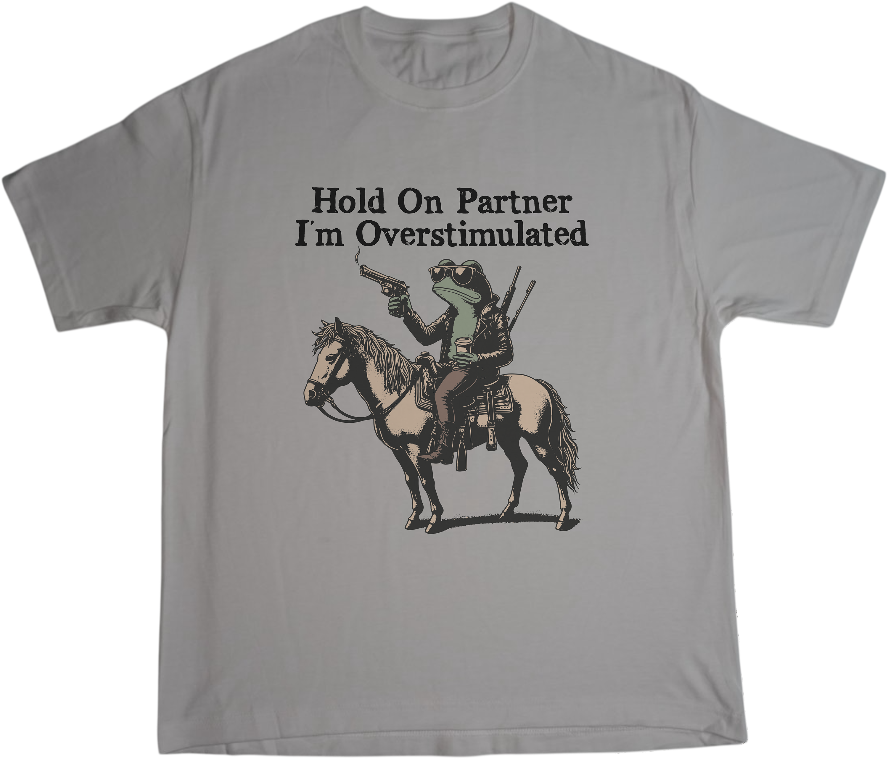 Overstimulated Cowboy Tee
